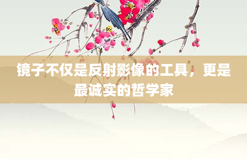 镜子不仅是反射影像的工具，更是最诚实的哲学家